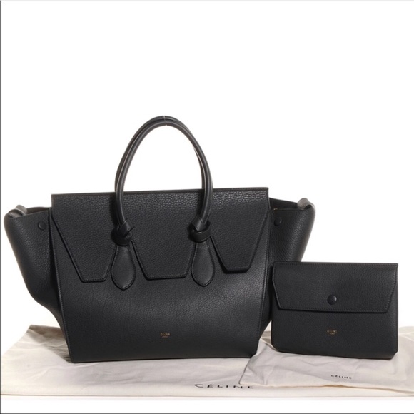 Celine Handbags - 🔥DONT BUY💋Gorgeous Céline Black Tie knot purse